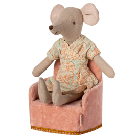 Maileg Stoel voor muizen, Folding chair Mouse, Roze
