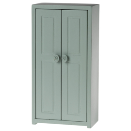 Maileg Houten Kledingkast voor muizen, Closet, Mouse - Soft blue