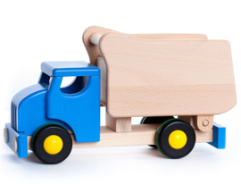 Bajo Houten Kiepwagen / Vormenstoof, Blauw