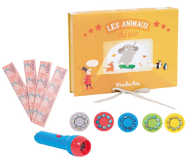 Moulin Roty Bioscoop Set Dieren, 5 discs