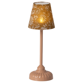 Maileg Schemerlamp, Vintage floor lamp mouse - Dark Powder 14cm