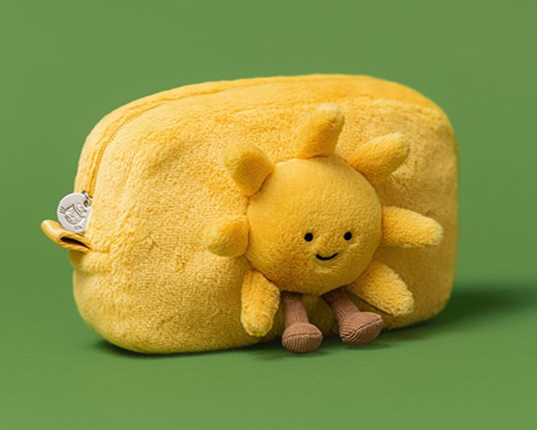 Jellycat Zon Etui, Amuseables Sun Pouch, 19cm
