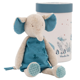 Moulin Roty Knuffel Olifant in geschenkdoos, Bergamote