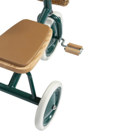 Banwood Trike Driewieler - Groen - met duwstang en mandje