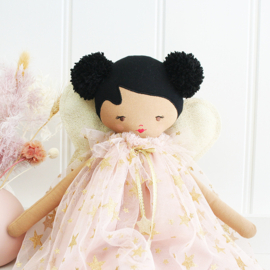 Alimrose Knuffelpop, Lily Fairy Doll, Pink Gold Star, 48 cm
