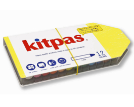 Kitpas Large (Raam)krijt 12 stuks, Extra dik