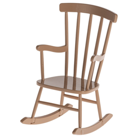 Maileg Schommelstoel voor Muizen, Rocking chair - Dark Powder
