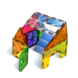 Magna-Tiles Magnetische tegels Clear colors House, 32 stuks