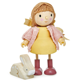 Poppenhuis Popje - Amy met Konijn - Tender Leaf Toys