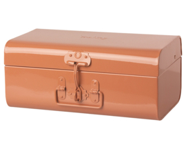 Maileg Metalen Opbergkoffer, Storage suitcase, Rozerood