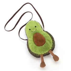 Jellycat Avocado Tasje, Amuseable Avocado Bag, 25cm