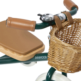 Banwood Trike Driewieler - Groen - met duwstang en mandje