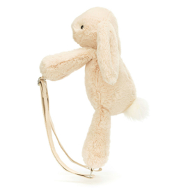 Jellycat Rugzak Konijn, Smudge Rabbit Backpack, 43 cm