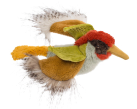 Moulin Roty Knuffel Vogel Specht, 'Tout autour du monde'