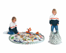 Play & Go Speelkleed / opbergzak Stripes Groen