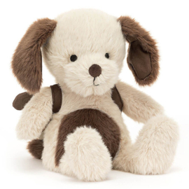 Jellycat Knuffel Pup met rugzak, Backpack Puppy