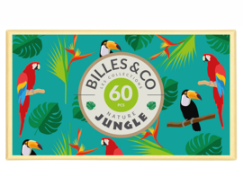 Billes & Co Knikkers in doosje, Jungle Box I, 60 stuks