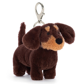 Jellycat Sleutelhanger Teckel, Otto Sausage Dog Bag Charm