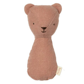 Maileg Rammelaar Beer, Teddy rattle, 11 cm, Rose