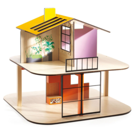 Djeco Houten Poppenhuis, Color House