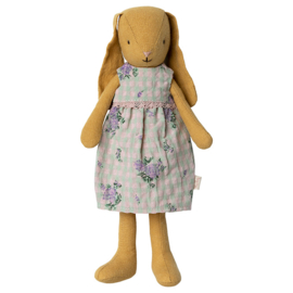 Maileg Bunny Size 2, Dusty yellow, Dress, 24 cm