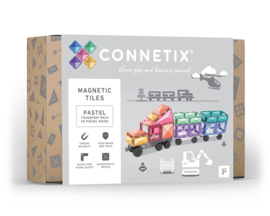 Connetix magnetische tegels pastel - Transport pack - 50 stuks