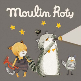 3 extra schijfjes voor Moulin Roty Verhaaltjeslamp, Les Moustaches
