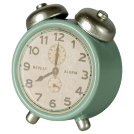 Maileg Wekker voor Muizen, Alarm clock, Mouse - Mint