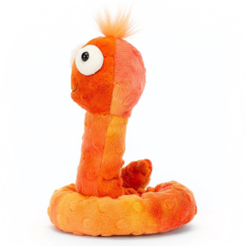 Jellycat Knuffel Worm, Winston Worm