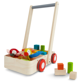 Plan Toys Loopwagen Blokkenkar 'Bird Walker'