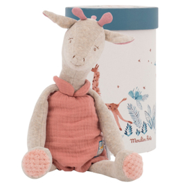 Moulin Roty Knuffel Giraffe in geschenkdoos, Bibiscus