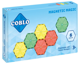 Coblo magnetische tegels hexagon classic 6 stuks