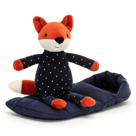 Jellycat Vos in slaapzak, Snuggler Fox