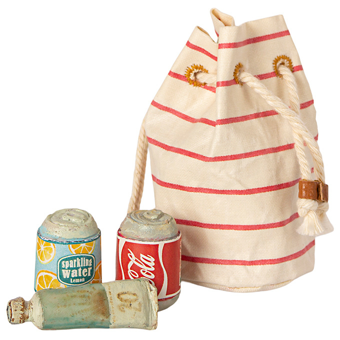 Maileg Strandtas, Bag with Beach essentials