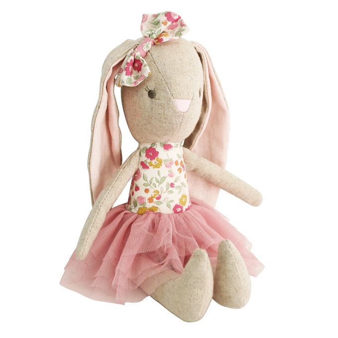 Alimrose Knuffel Konijn, Baby Pearl Bunny Blush, 26 cm