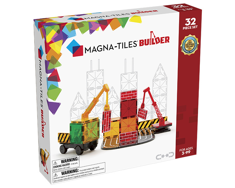 Magna-Tiles Magnetische tegels Builder 32 stuks