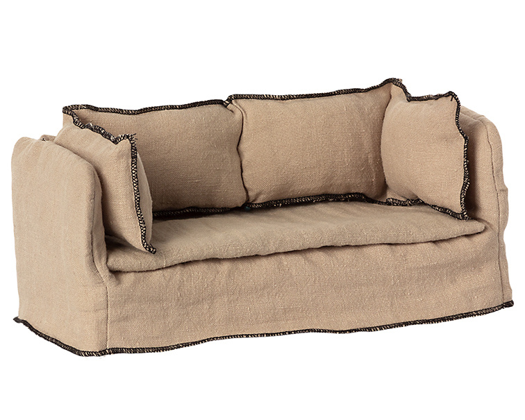 Maileg bankje, Miniature couch, 22 cm breed