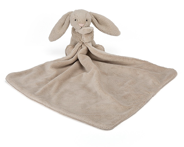 Knuffeldoekje Konijn 33cm, Bashful Beige Bunny Soother (Gratis inpakservice:: -- Maak uw keuze --) | Jellycat knuffels | Villa Hoera