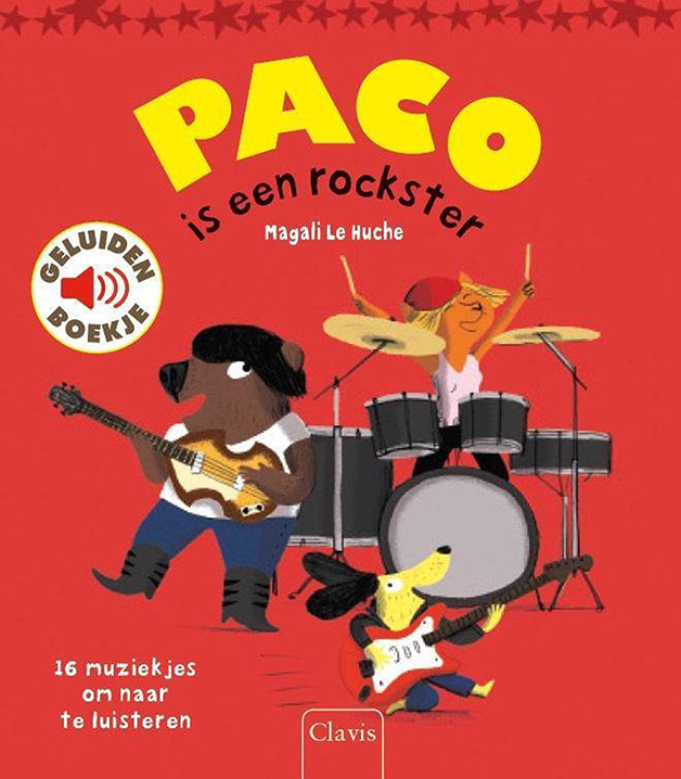 Paco is een Rockster - Geluidenboekje - Clavis