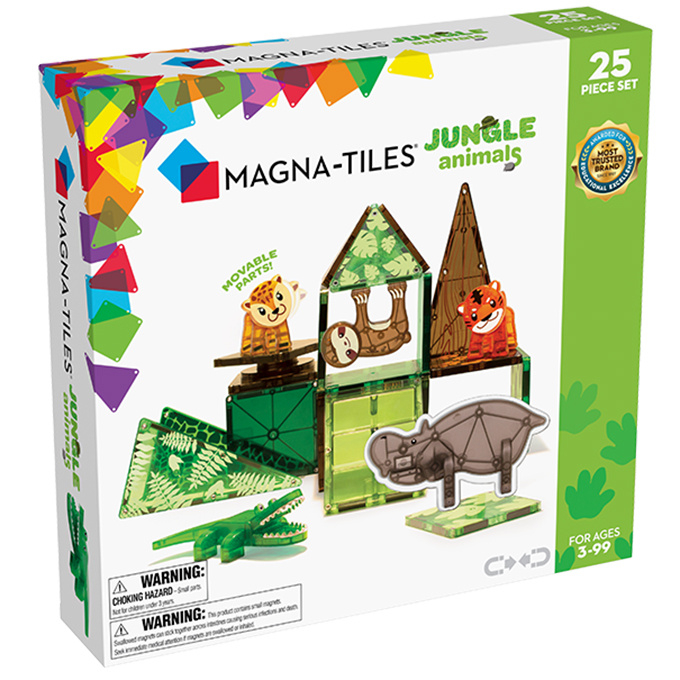 Magna-Tiles Magnetische tegels Jungle animals 25 stuks