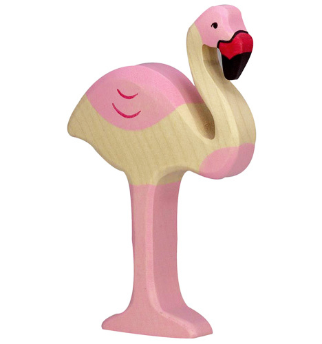 Holztiger Houten Flamingo