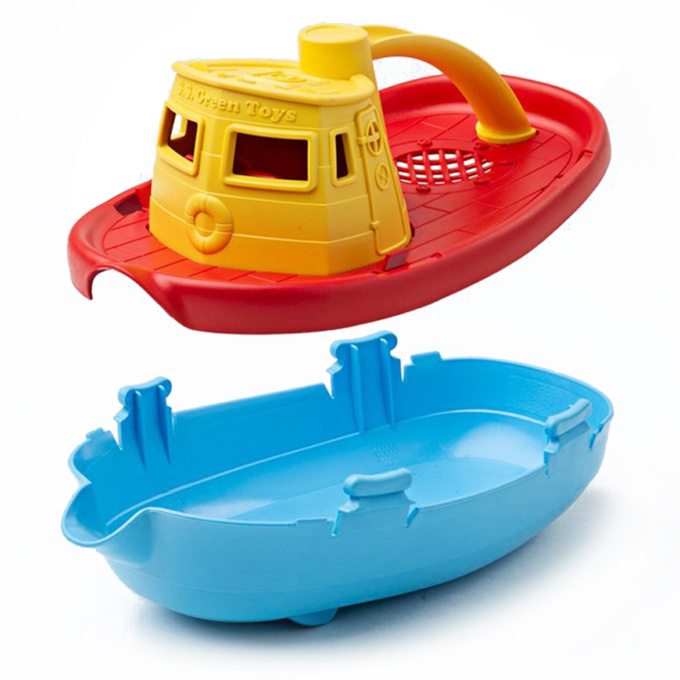 Zielig Cursus Hij Green Toys Sleepboot Tugboat geel (Gratis inpakservice:: -- Maak uw keuze  --) | Green toys | Villa Hoera