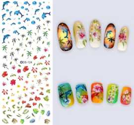 Nail art stickers oceaan dolfijn