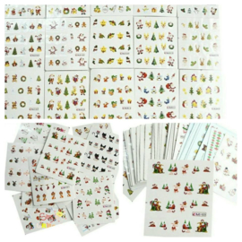 40 kerst sheets nail art stickers