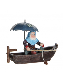 Efteling Miniatuur kabouter in de boot