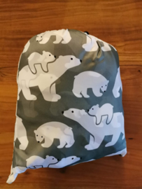 Cosy Polar Bears voetenzak beenwarmer rolstoel scootmobiel en kinderwagen