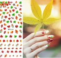 Nail art stickers blad blaadjes +-70 pcs