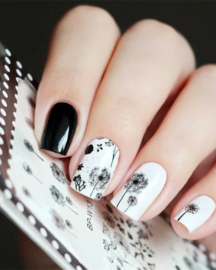 Paardebloem nailart