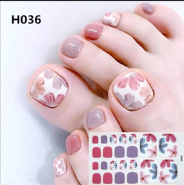 teen nagel stickers nailart bloemen nagelsticker kalknagel verbergen