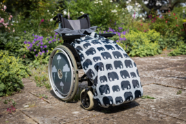 Volwassen en kinder Cosy Olifant voetenzak beenwarmer rolstoel scootmobiel en kinderwagen